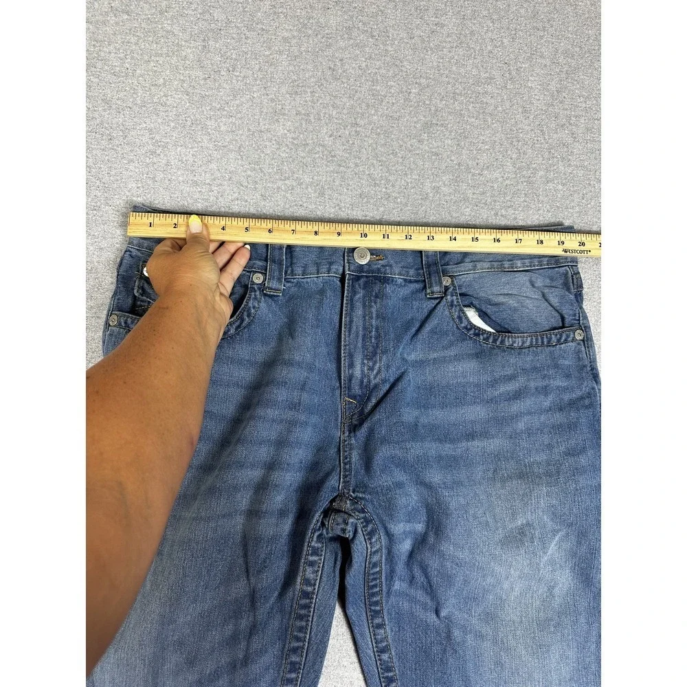 True Religion Ricky Jeans Mens 40 Straight Leg Made USA Originals Classic Denim